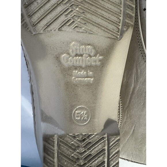 Perforated Beige Women's Lace-Up Shoes - Picture 11 of 11